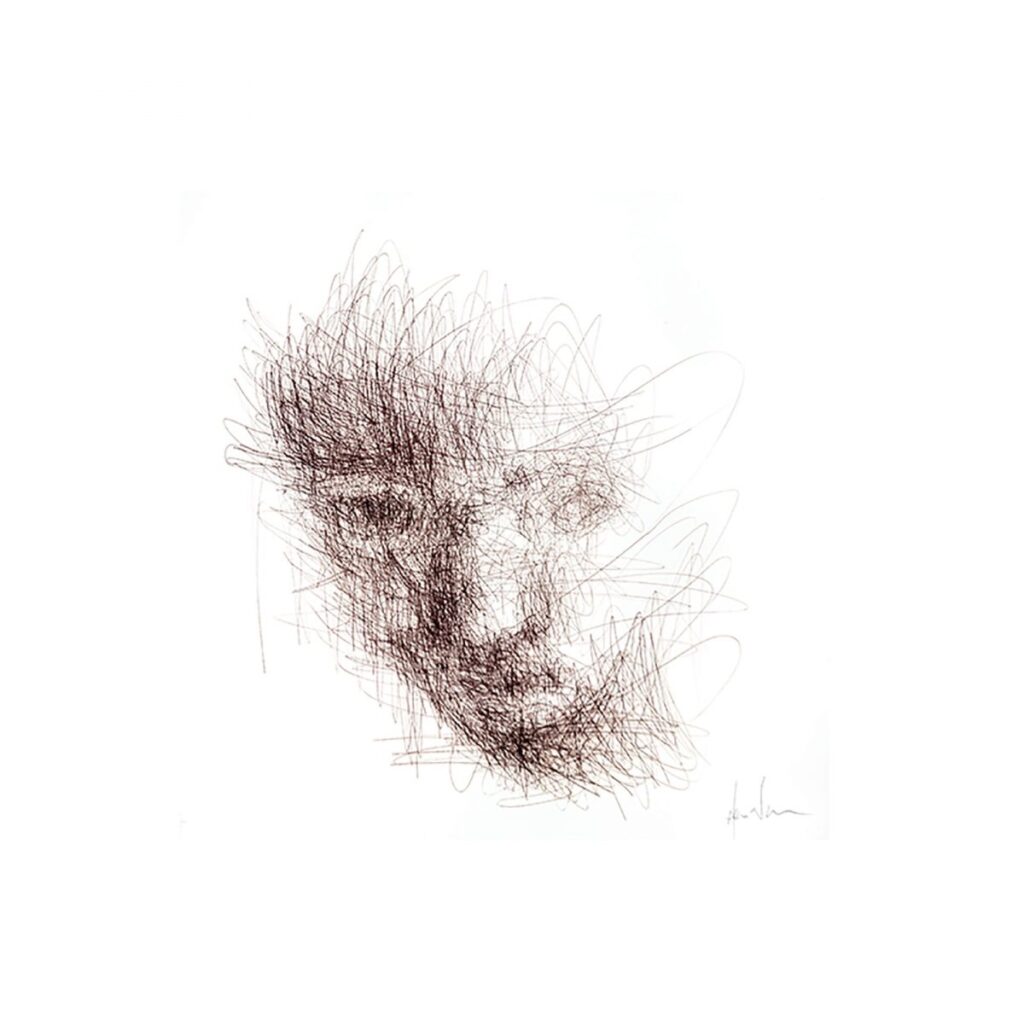 Trajectoire #5 , drawing by Nguyen