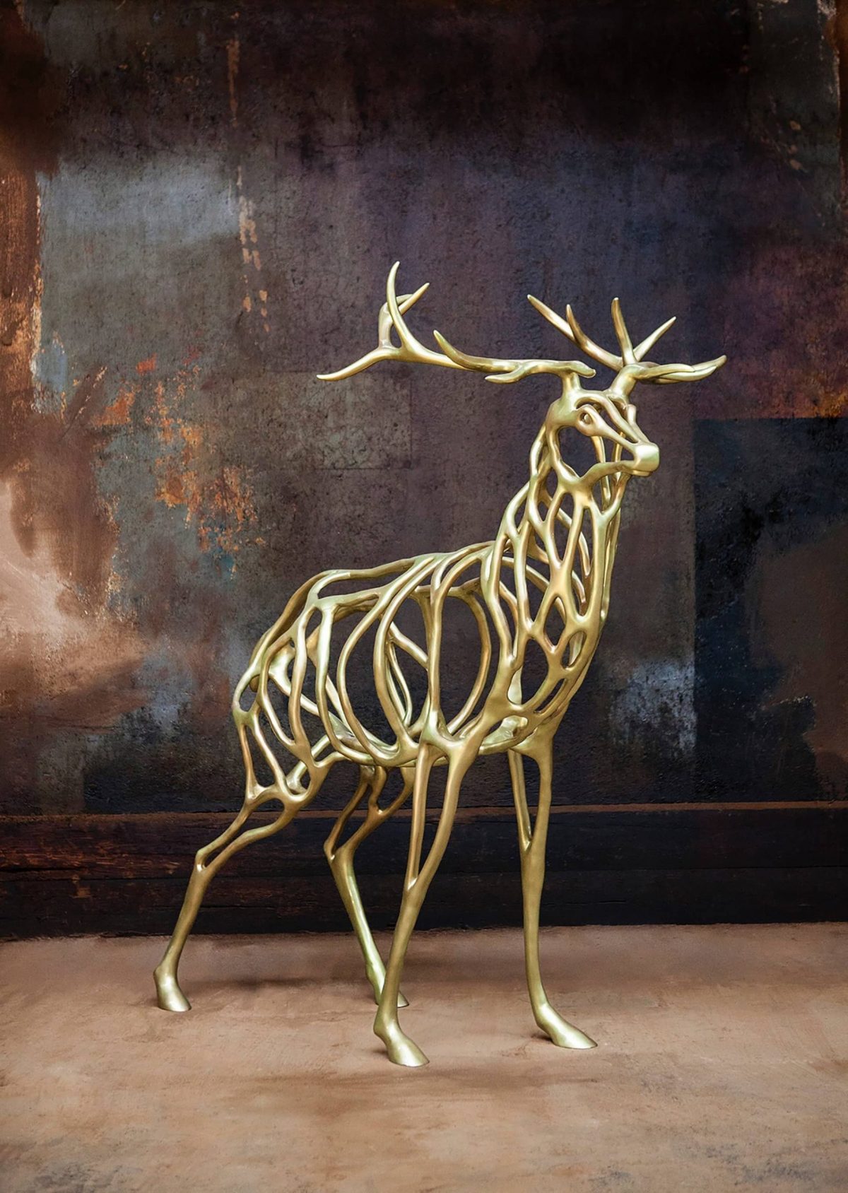 Deer, 2015, 215 x 200 x 110 animal sculptures