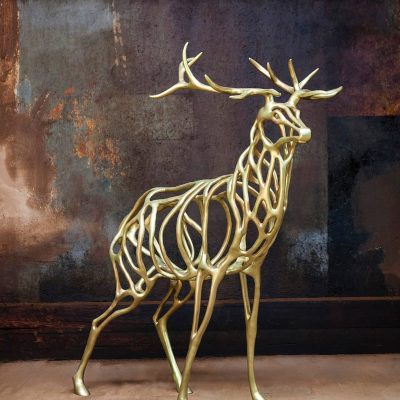 Deer, 2015, 215 x 200 x 110 animal sculptures