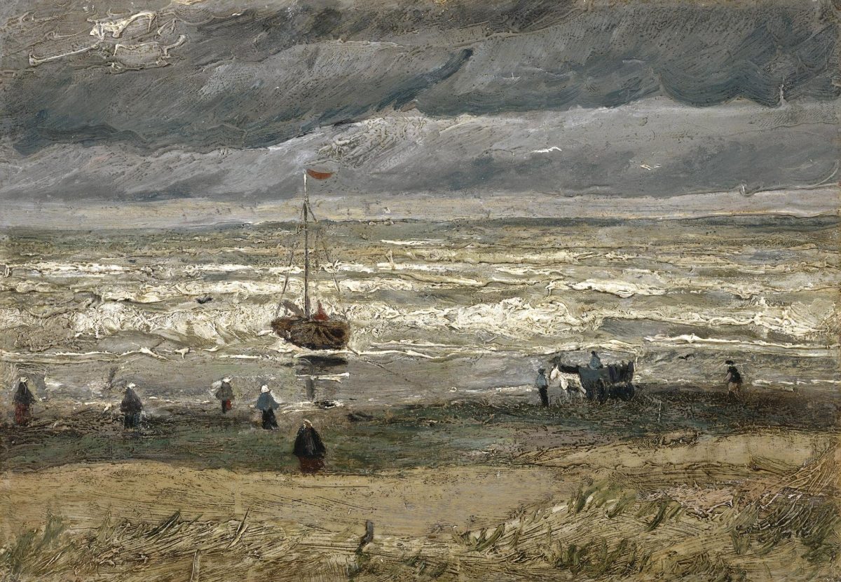 View of the Sea at Scheveningen - Van Gogh 1882
