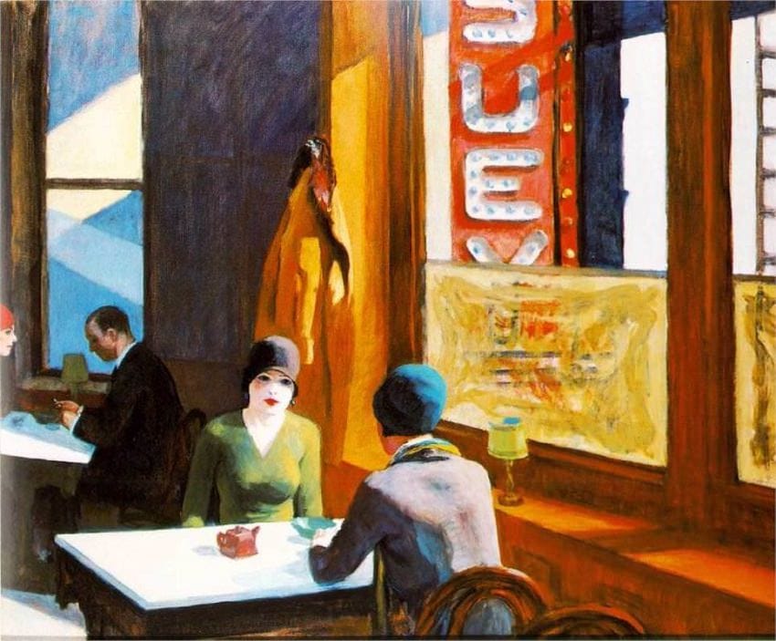 Chop Suey, Edward Hopper, Great American Artist