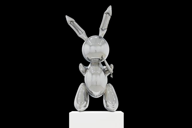 Jeff Koons, Rabbit, 1986
A stainless steel faceless rabbit stands at just over 3 feet. The sculpture sold for over 91 million dollars. 