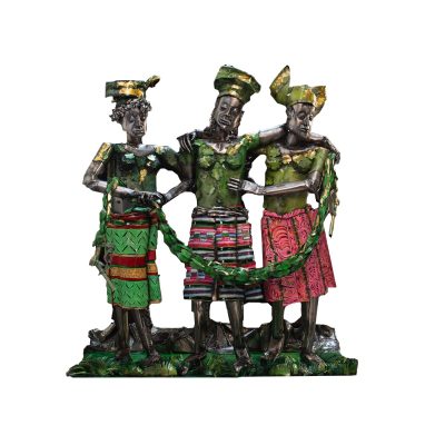 2-sokari-douglas-camp-Europe-supported-by-Africa-and-America-2015-Steel-Abalone-Gold-and-Copper-leaf-and-Petrol-Nozzles-200-x-84-x-97-1-1200x1200 art on humanity