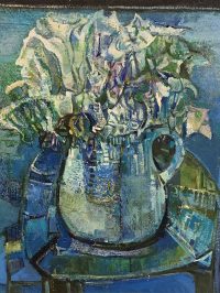 turovsky, blue bouquet, 115 x 107,5 - no frame Ukrainian contemporary artists.