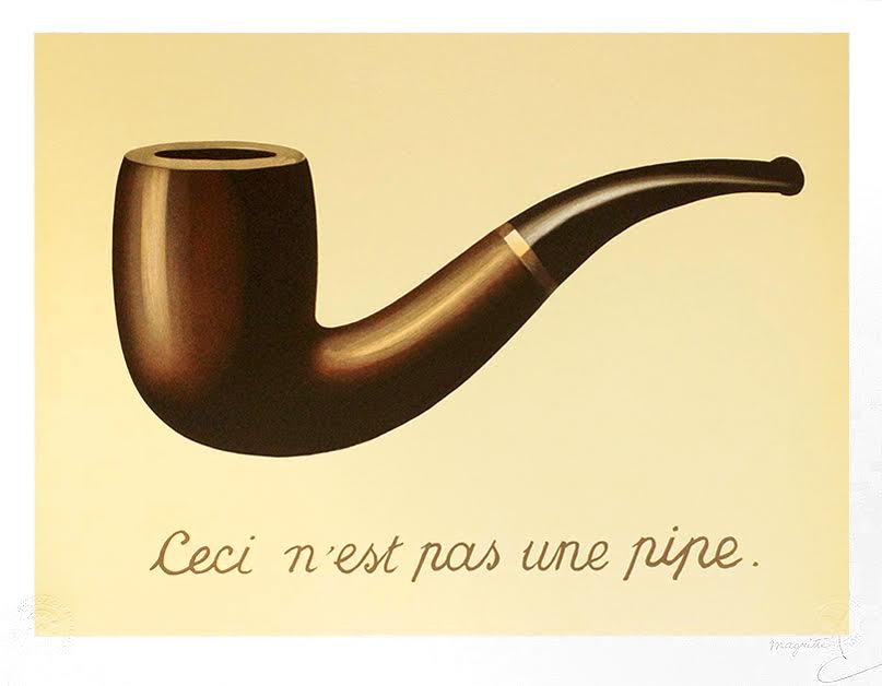 The objects that Magritte chooses to represent are familiar to the observer but they are tools to quest life itself