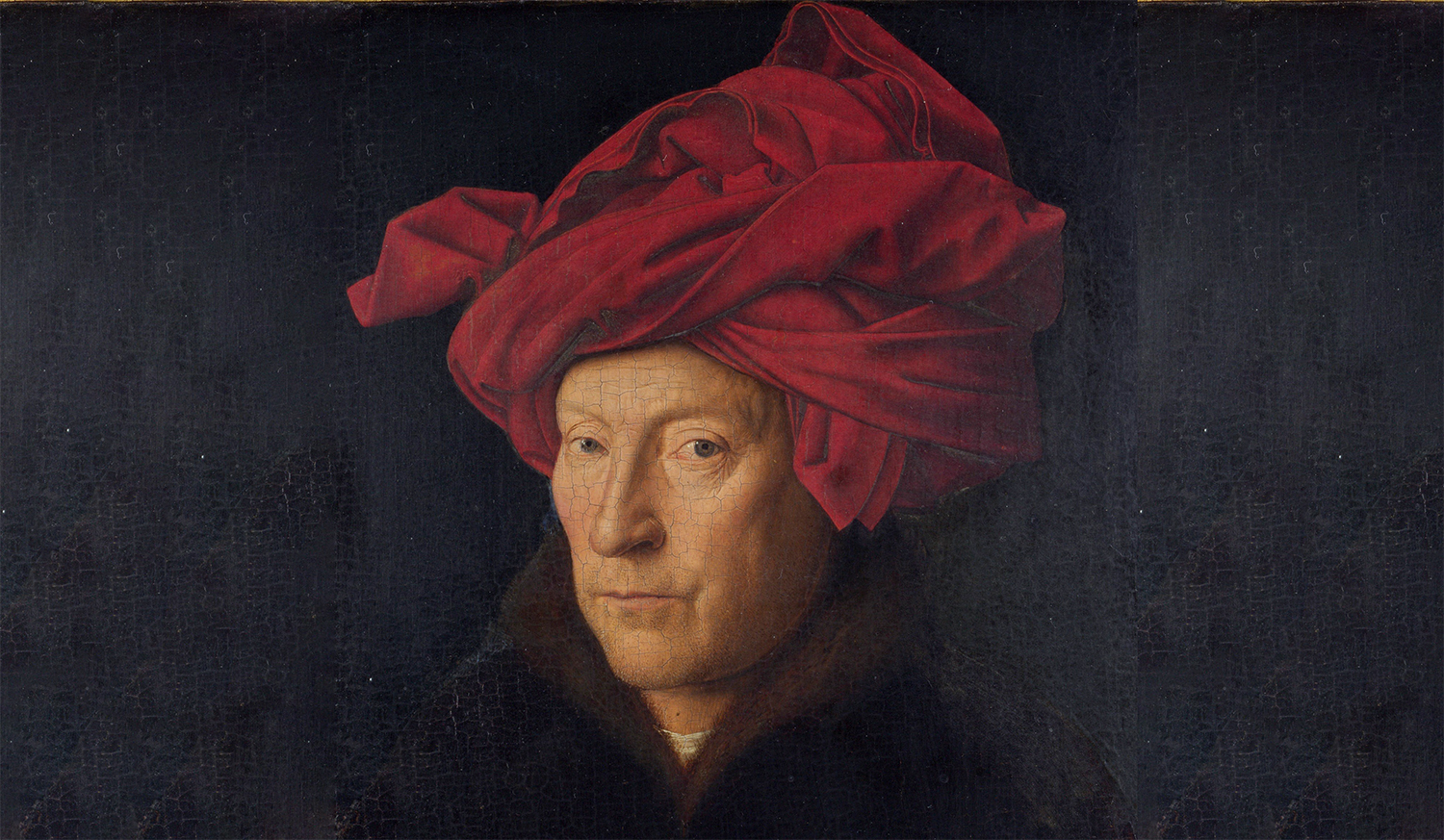 Ян Ван Эйк (ок. 1495-1441). Портрет мужчины в Красном тюрбане