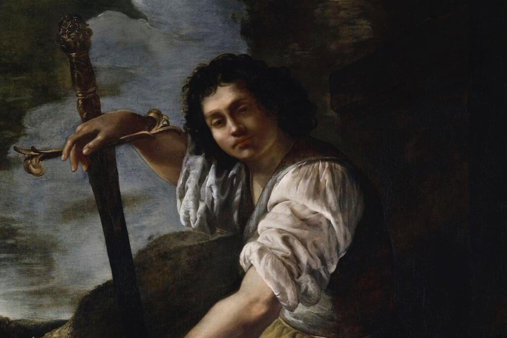 Restoration and artistic attribution: David and Goliath by Artemisia Gentileschi