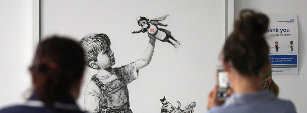 New Banksy artwork is a tribute to NHS staff