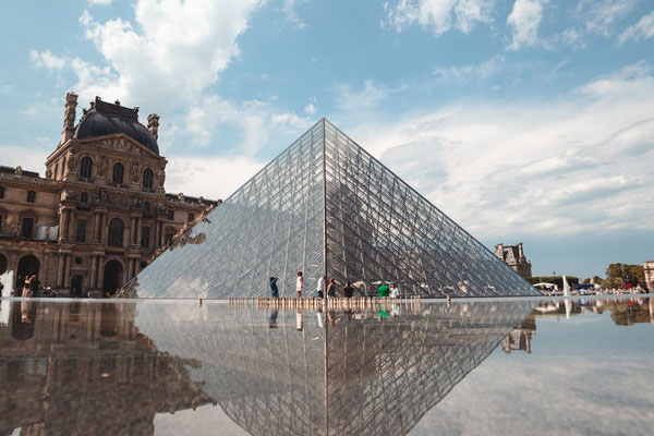 The Louvre is not only a historical monument but also the most visited art museum in the world. 