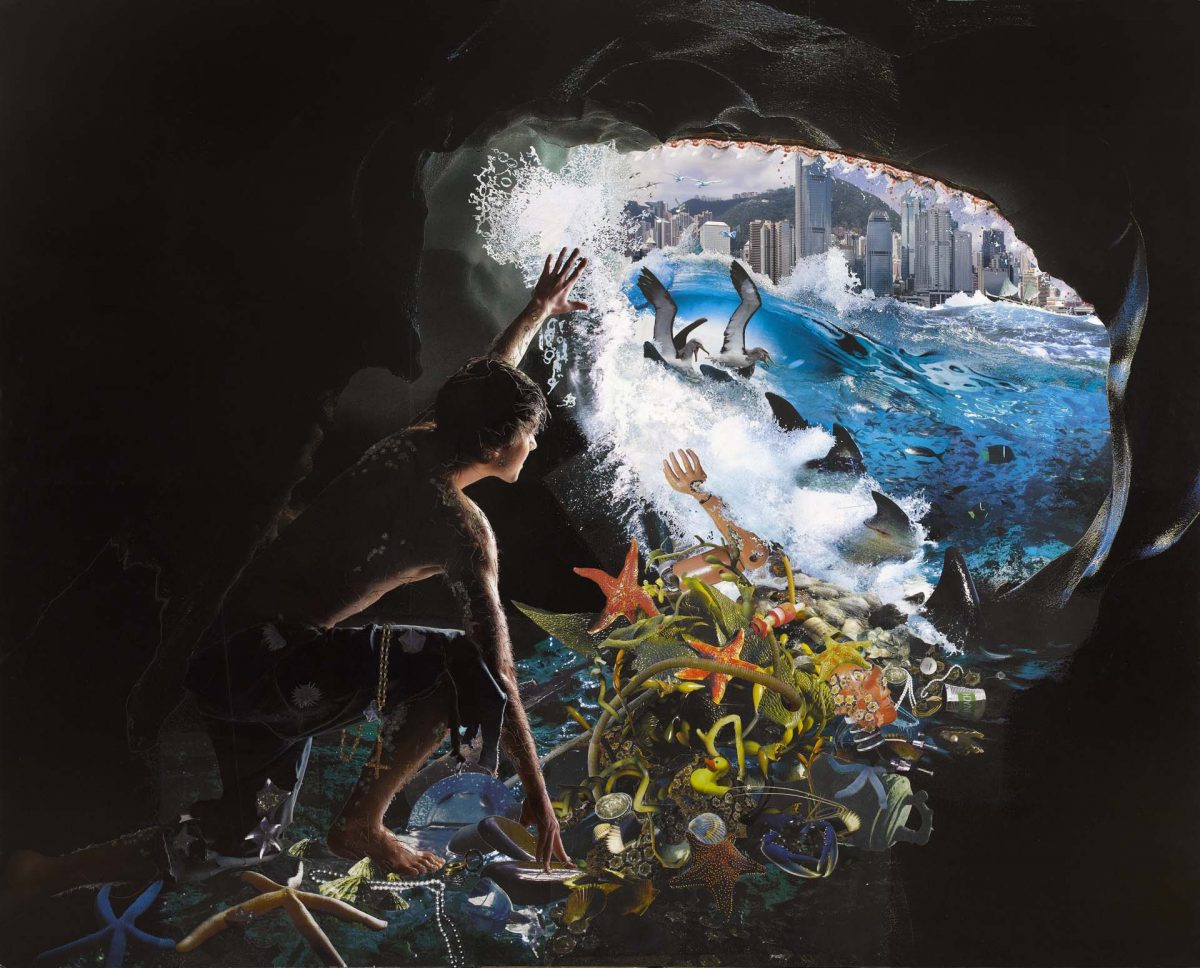 mach, jonah and the whale, Precious Light - 2011 oniric painting