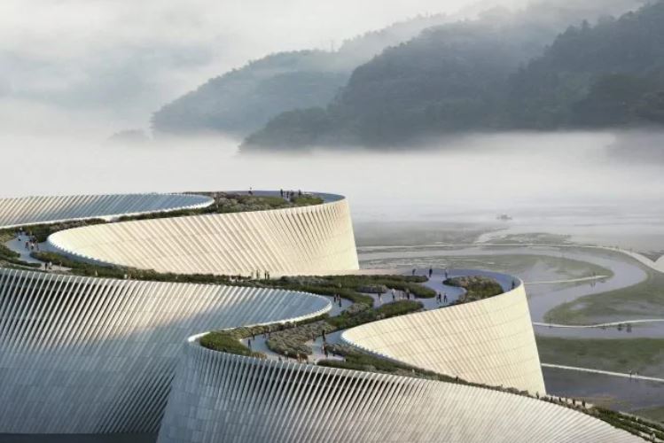 Studios B + H, 3XN and Zhubo Design won the competition to build the new Shenzhen Natural History Museum.