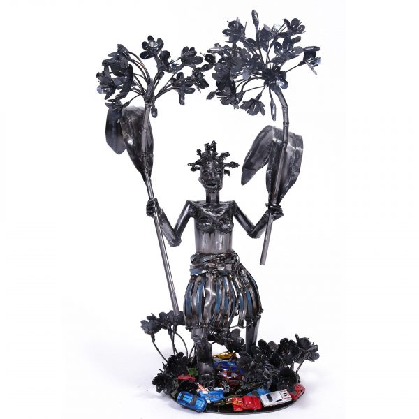 African sculptures. The heritage of Kalabari culture meets the Western world