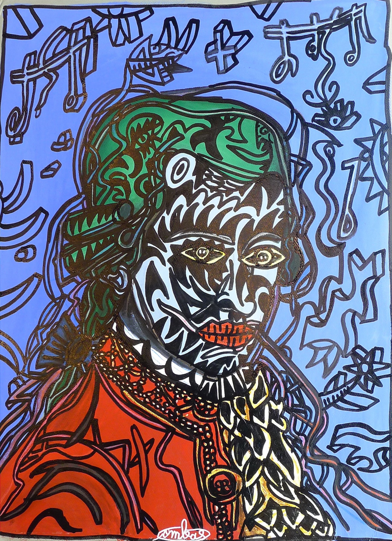 Monsieur Mozart Tatoué à la Mode d’Aujourd’hui (Aujourd’huyeu). 2013