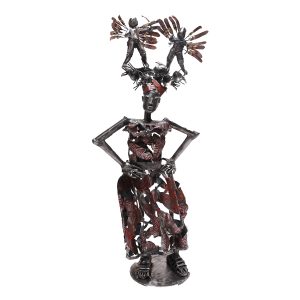 Pose Flutter Laugh Love. 2021 by Sokari Douglas Camp