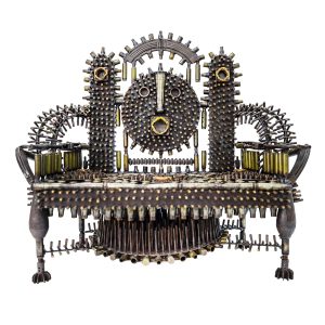 The throne of the spectators by Gonçalo Mabunda